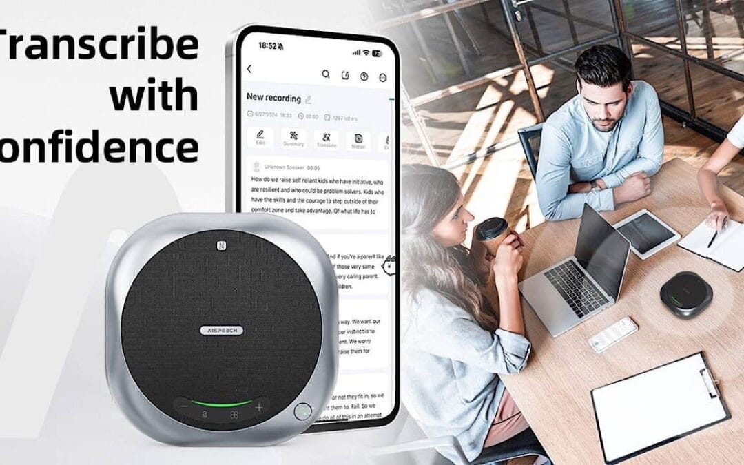 Organisez des réunions plus intelligentes avec le haut-parleur de conférence AISPEECH M6