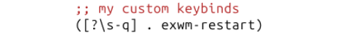 Installez Emacs Exwm Desktop 14 et fournissez un nouvel exemple de fonction