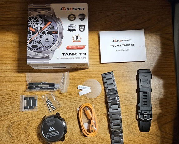 Kospet Tank T3 et accessoires.