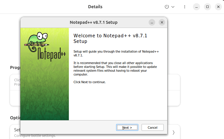 Configuration du bloc-notes dans des bouteilles.