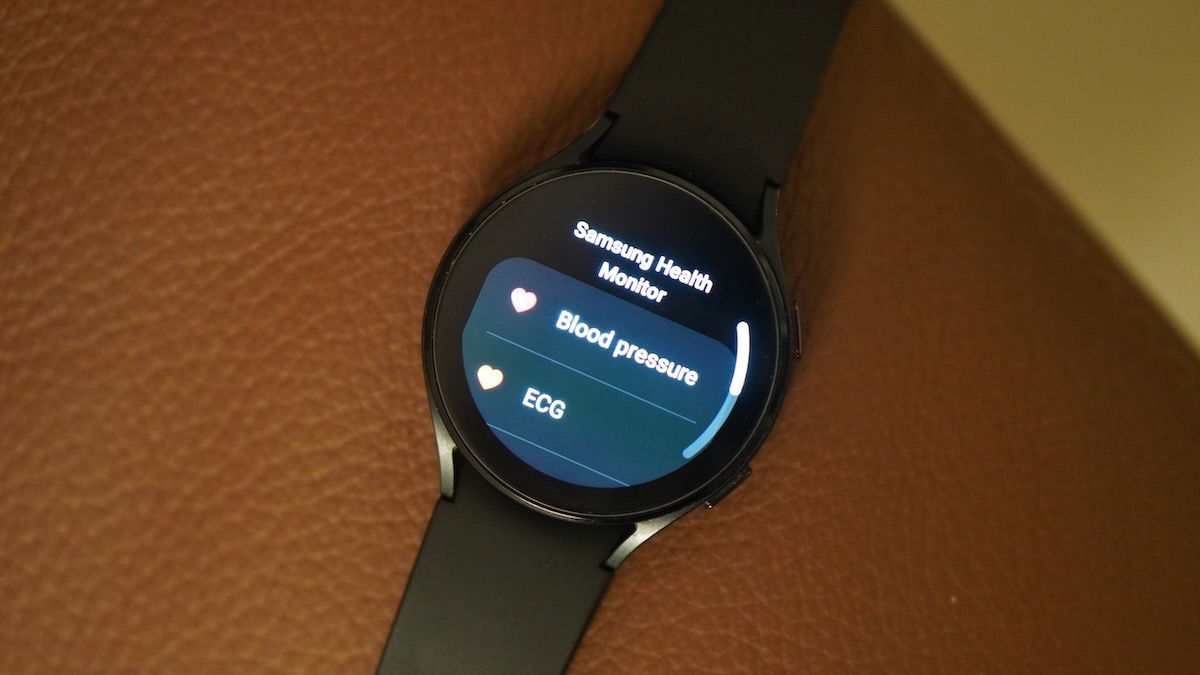 Surveillance Bp sur la montre Samsung