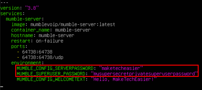 Un terminal mettant en avant le mot de passe général du serveur et le mot de passe superutilisateur de l'administrateur.