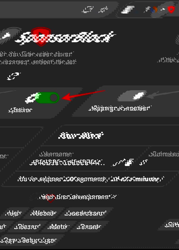 Passer le bouton du sponsor