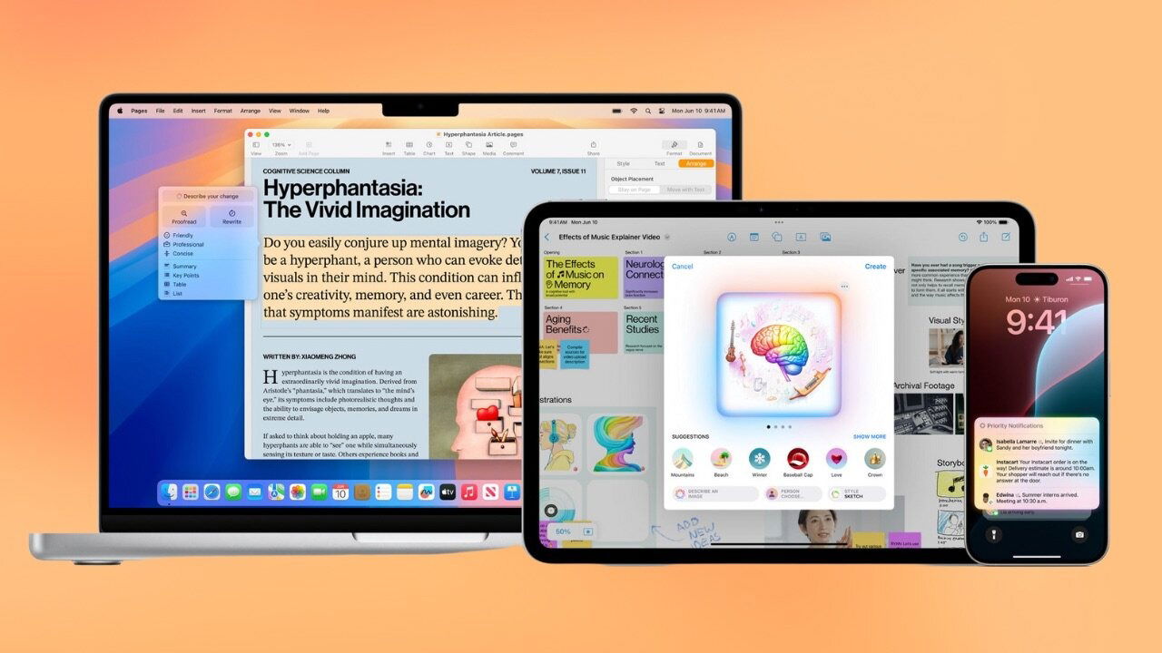 Apple Intelligence WWDC 2024 en vedette