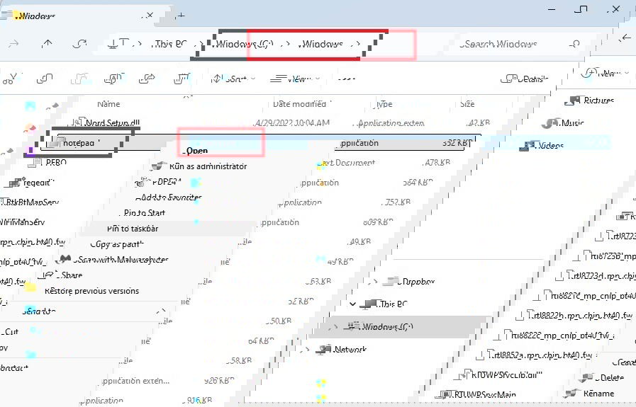 Onglets de blocs-notes dans Windows Old Bloc-Block-Brosect