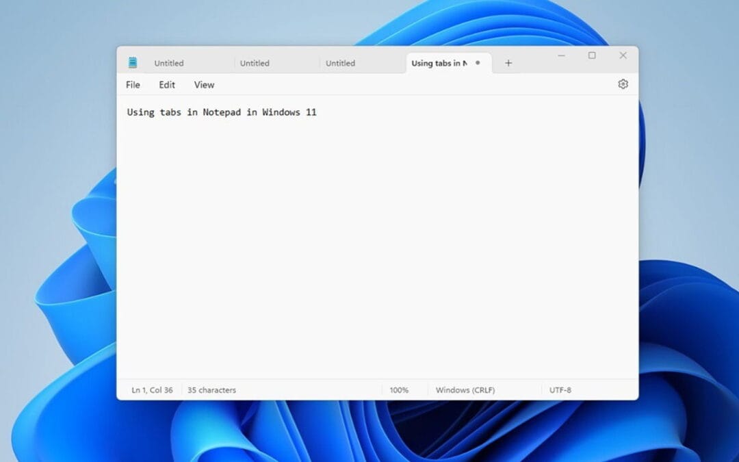 Utilisation des onglets dans le bloc-notes de Windows: tout ce que vous devez savoir