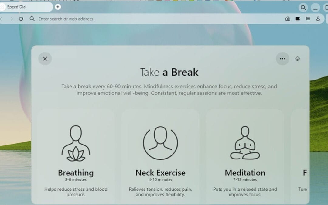 Détendez-vous et faites une pause avec l'air d'opéra