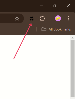 Appuyez sur l'icône d'extension dans la barre d'outils pour activer l'extension dans Chrome.