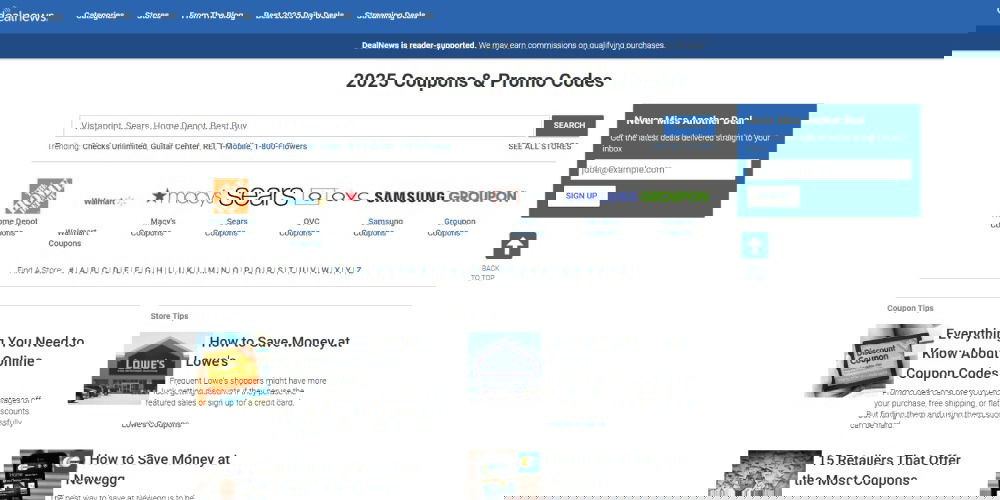 Sites Web offres