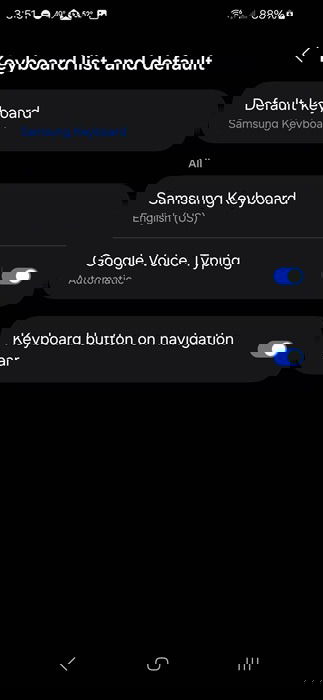 Modification du clavier sur Android.