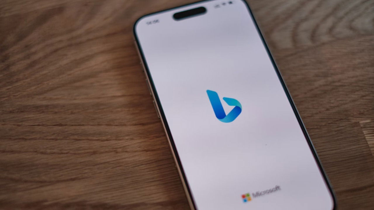 Bing on smartphone.