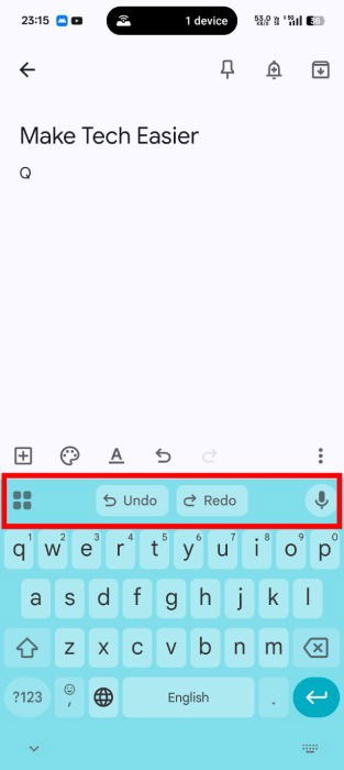 Annuler les boutons de rétablissement dans GBORD
