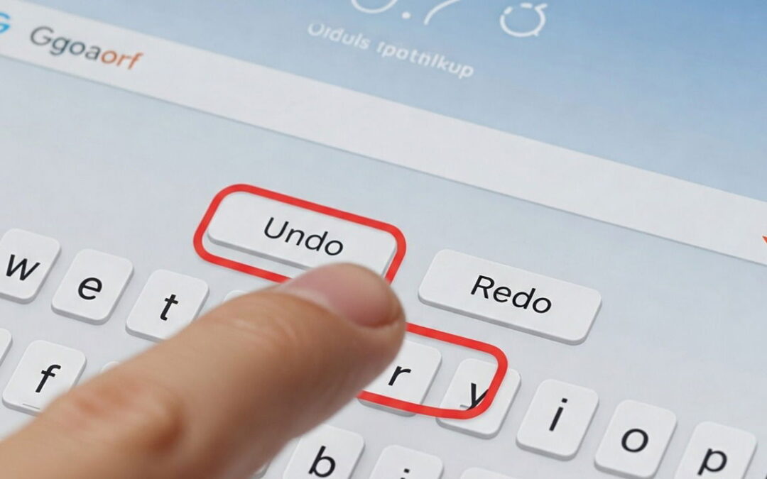 Comment annuler et refaire votre tape dans GBORD pour Android