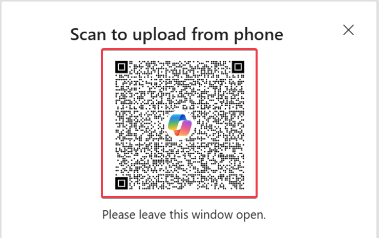 Scanner le code QR