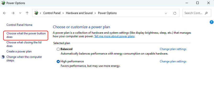 Ce que fait le bouton d'alimentation