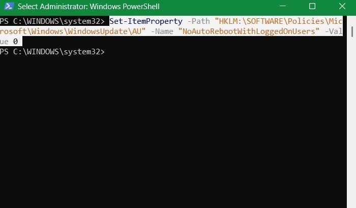 Désactiver un script PowerShell dans Windows 11 appelé