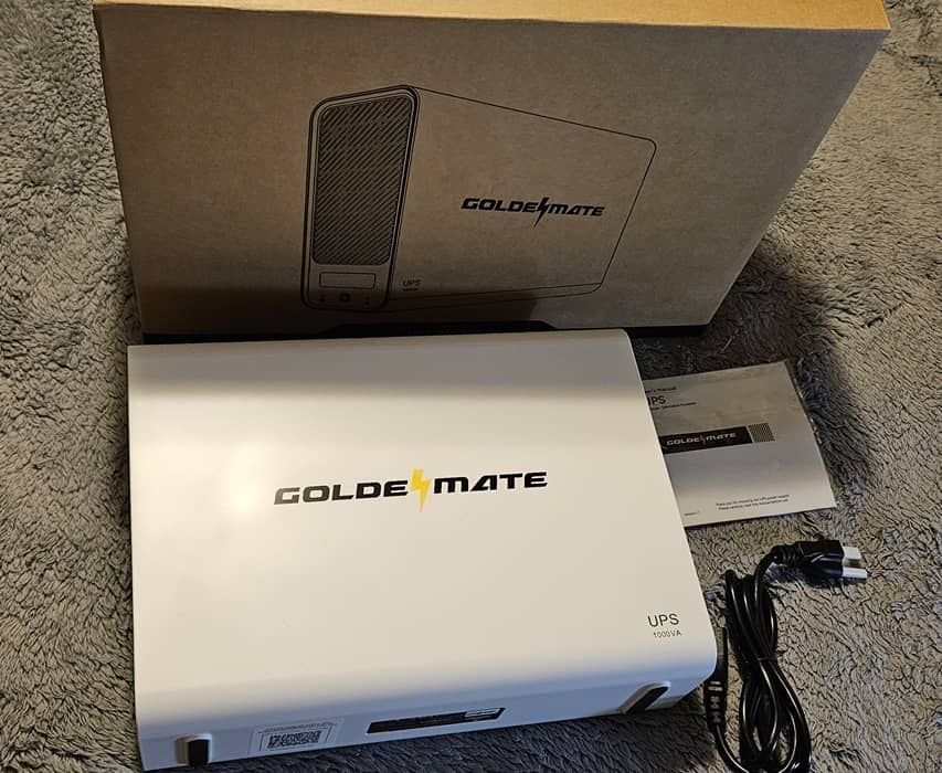 Goldenmate avec accessoires.