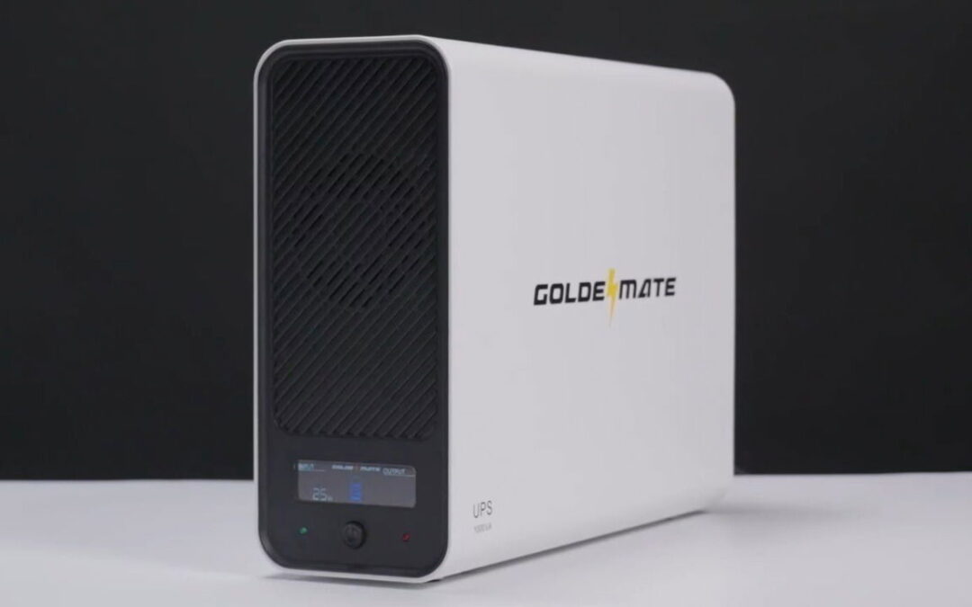 Ne perdez plus jamais de puissance avec la sauvegarde de la batterie Goldenmate UPS