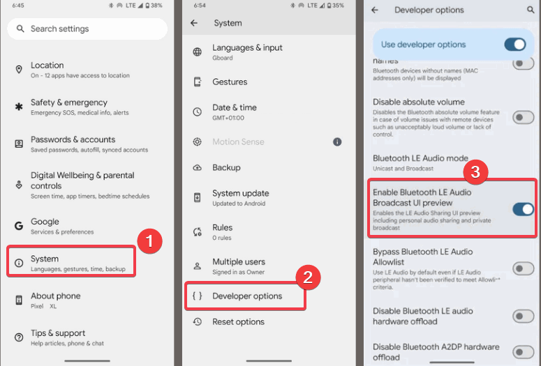 Activer Bluetooth Le APPERPOSITIQUE DE LA BRODICON AUDIAL