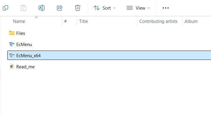 Demandez à Copilot supprimer le menu contextuel facile Extrait Fichier zip