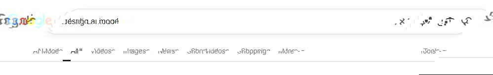 Mode AI sous la zone de recherche Google.