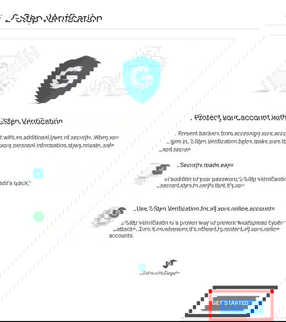 Configuration de Google Authenticator.
