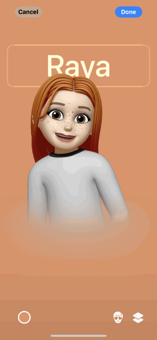 Création de nouveaux Memoji sur iPhone.