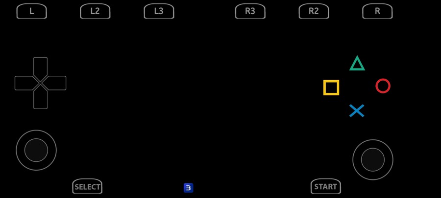 Contrôles tactiles avec fond noir dans APS3E
