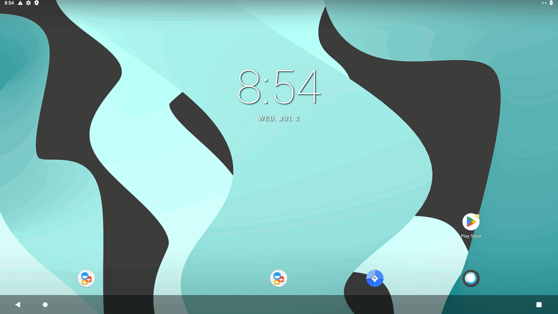 Interface principale de WayDroid Virtual Environmnet