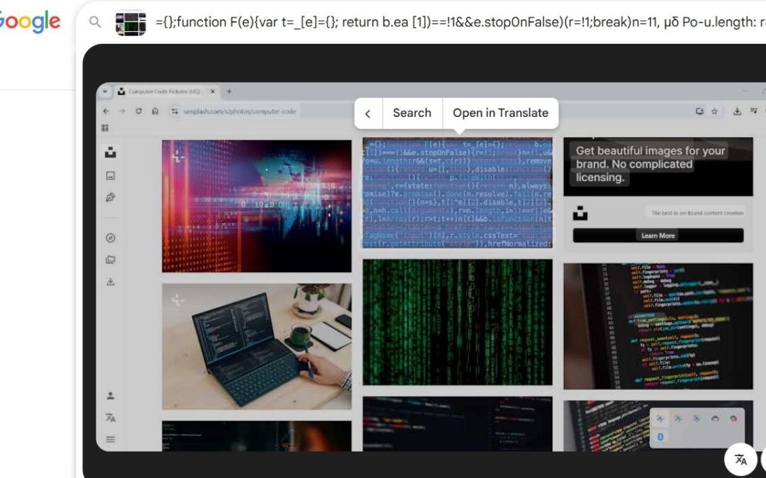 Cette application me permet d’utiliser la fonctionnalité du cercle de Google pour rechercher dans Windows