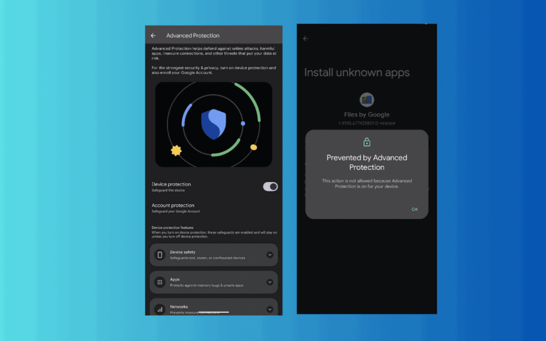 Comment permettre une protection avancée sur Google Pixel & Android 16 téléphones