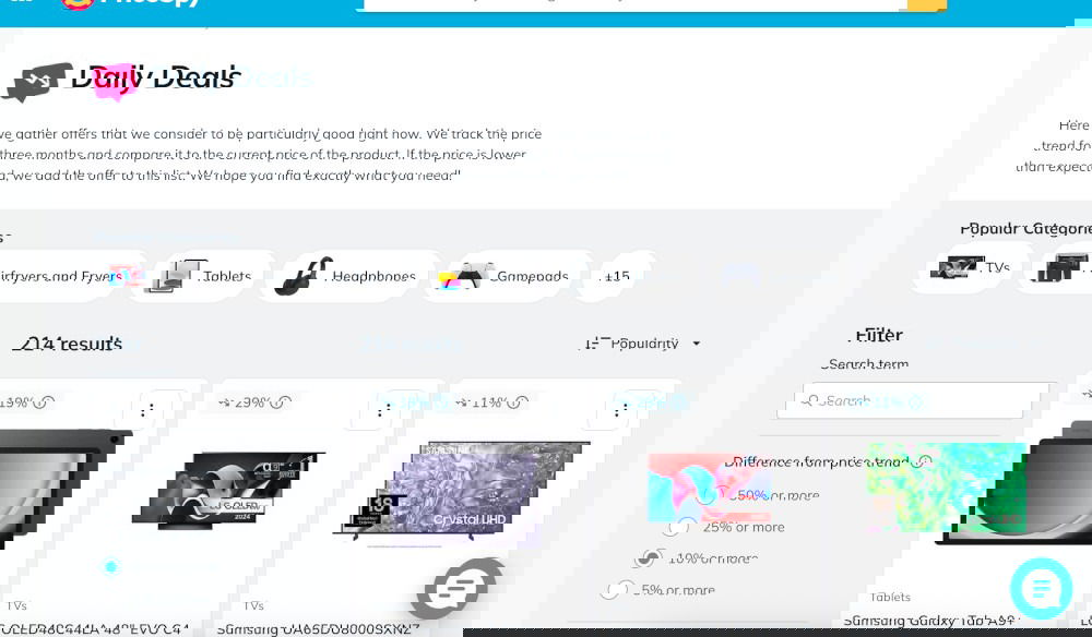 Site de suivi des prix Amazon -PRIXPY