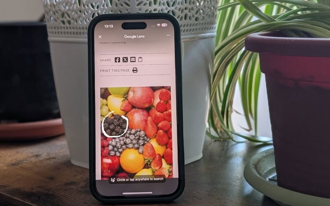 Comment utiliser le cercle de Google pour rechercher sur iPhone