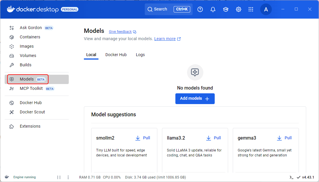 Afficher et gérer les modèles