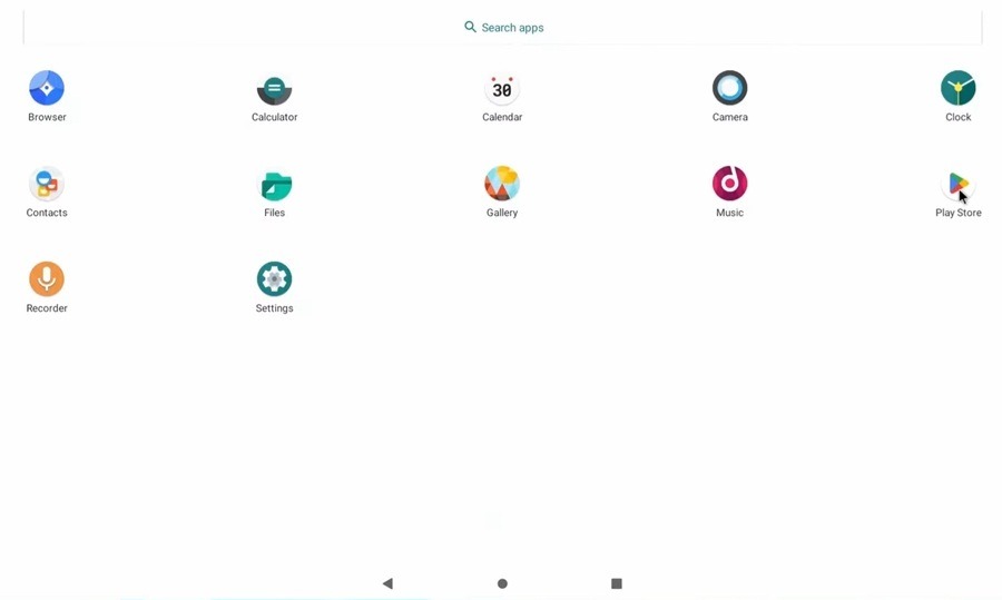 Affichage du Playstore sur WayDroid.