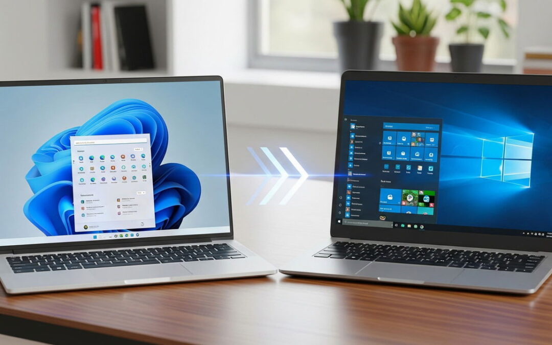 Back à Windows 10 après la période de retour, sans perte de données