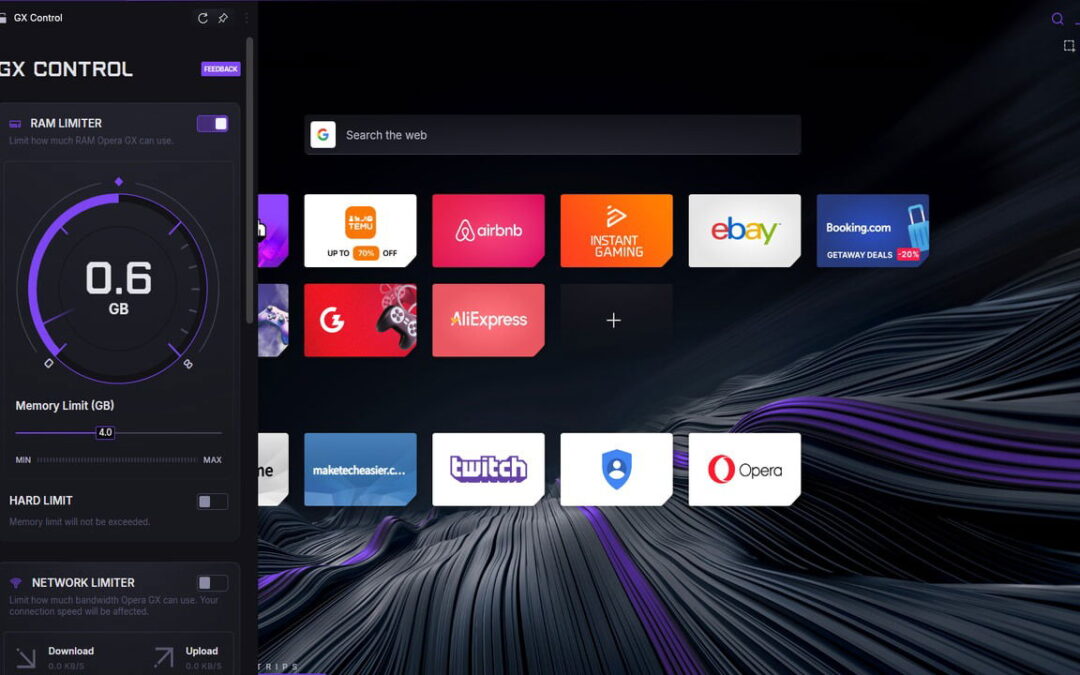 Jouez à des jeux et parcourez le Web sans baisser avec Opera GX