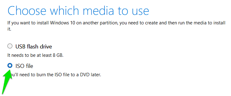 Télécharger l'outil ISO de la création de Windows Media.