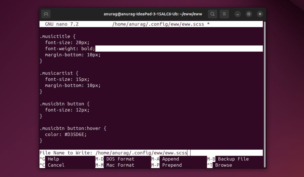 Eww css