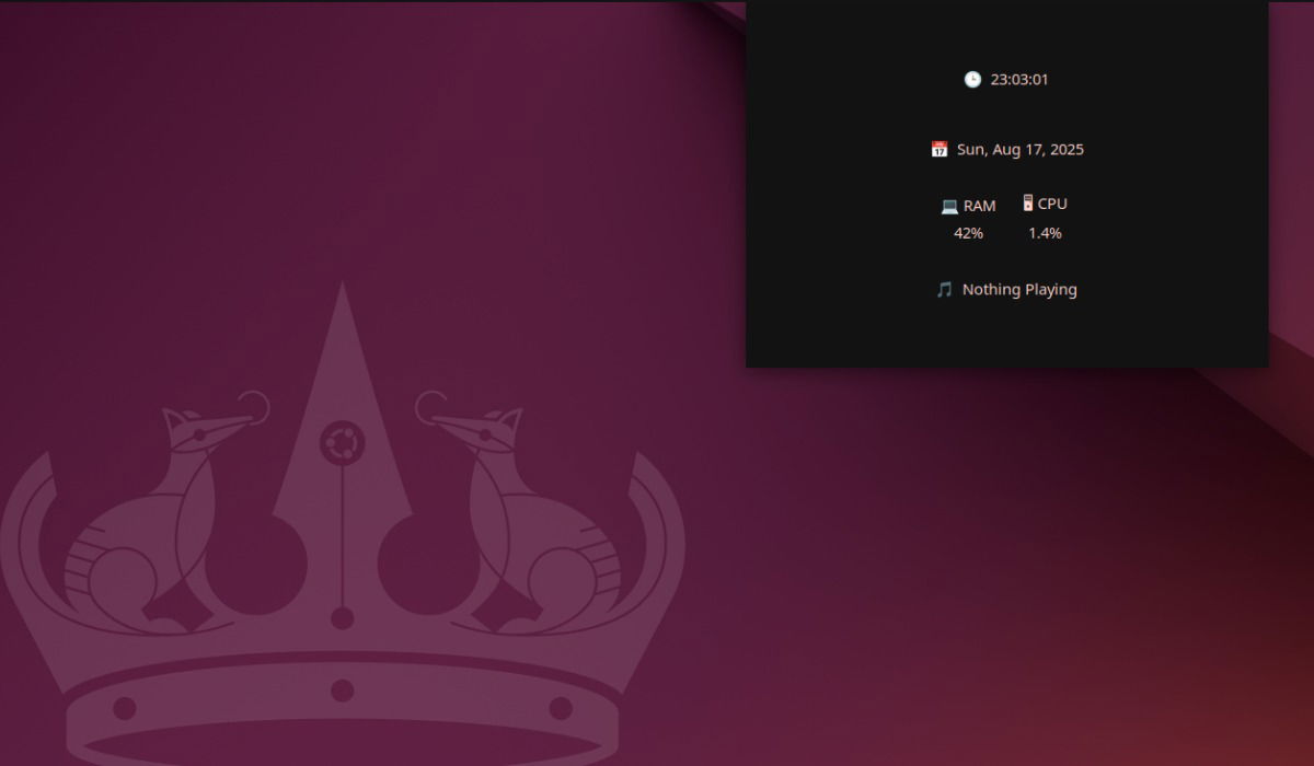 Widget amélioré EWW