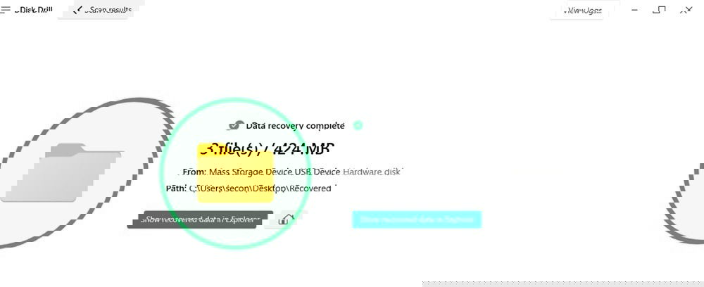 Récupération des données Avis complet dans Disk Drill 6.