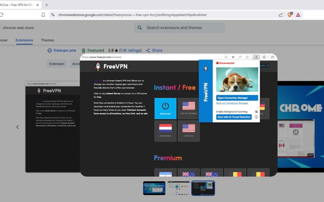 Supprimez immédiatement cette extension VPN chrome vérifiée immédiatement