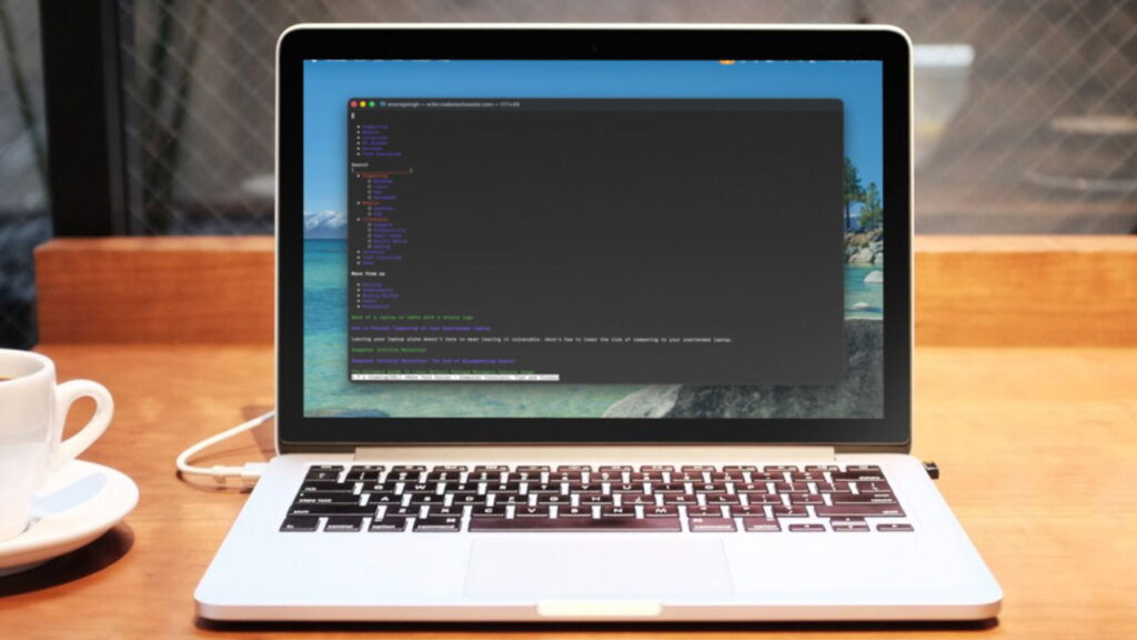 W3m on a MacBook