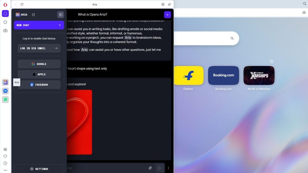 Featured Image: Opera Aria browser is best for Windows/Desktop users.