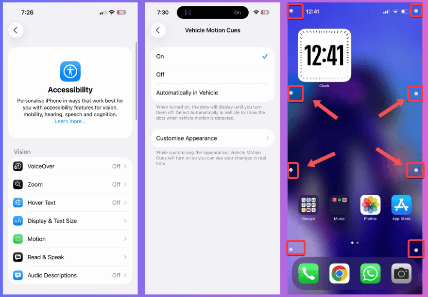 Activer le mouvement du véhicule