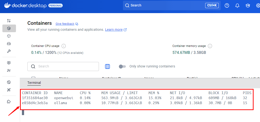 Surveiller les ressources avec les statistiques Docker