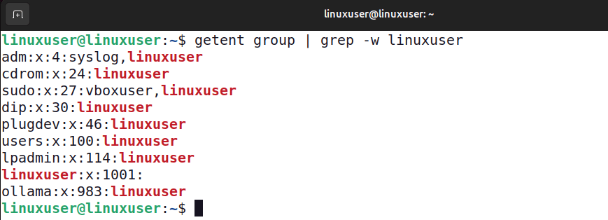 Utilisez un gent avec grep