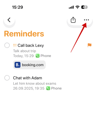 Rappels de rappel iOS