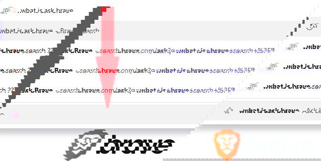 Utilisation de Ask Leo dans Brave.