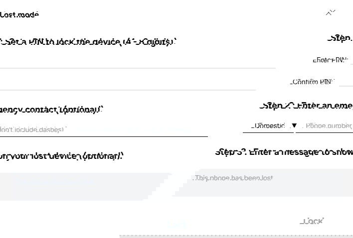 Verrouiller un téléphone Samsung perdu.
